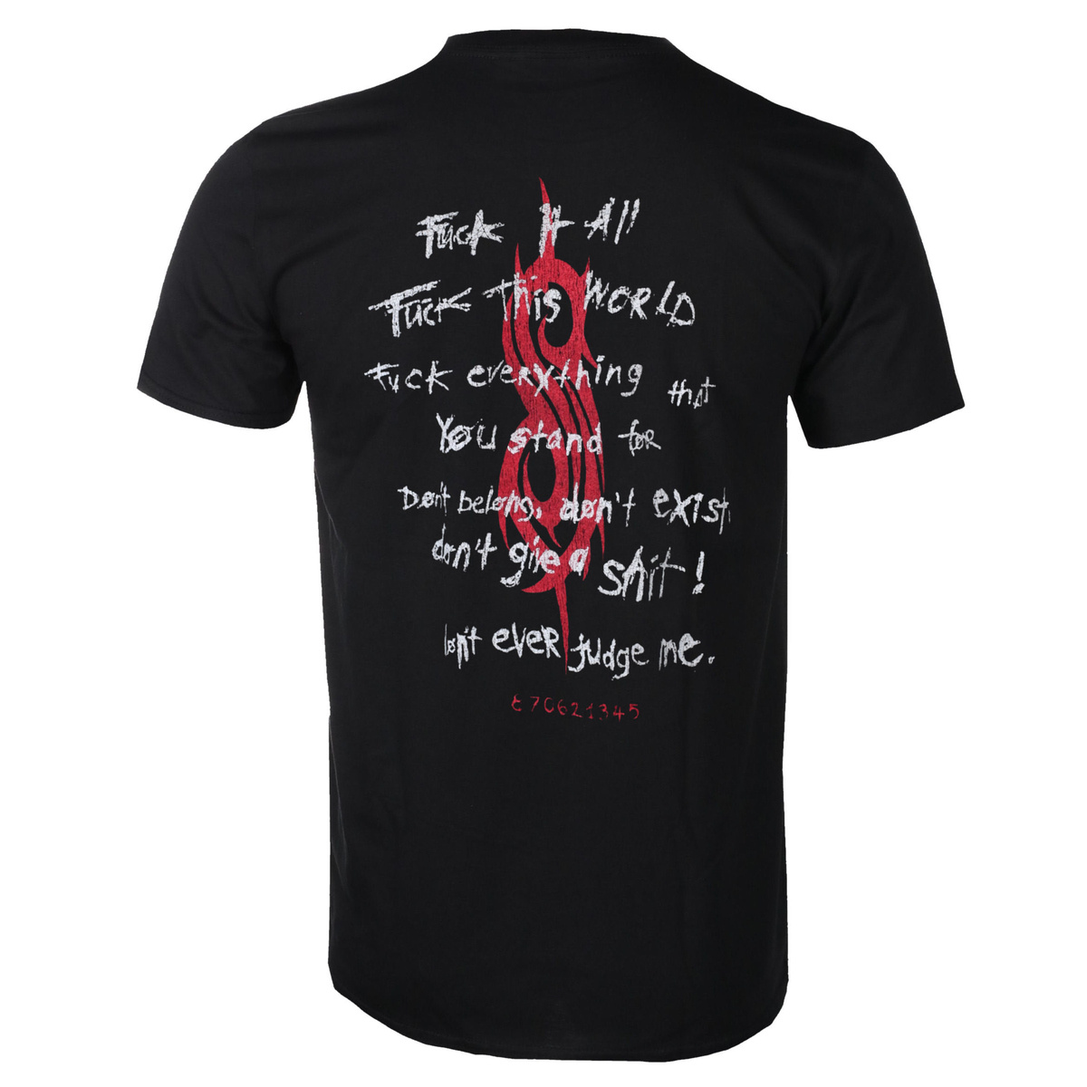 men's t-shirt Slipknot - Fuck It All Black - 50905900 - Metalshop.us