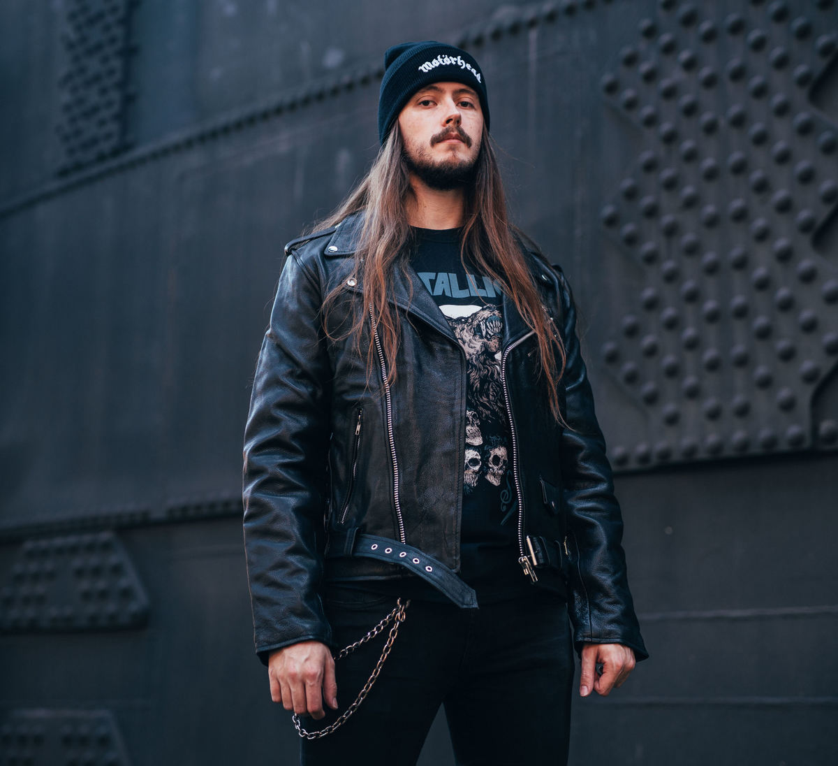 leather jacket (crooked) - BRIXTON