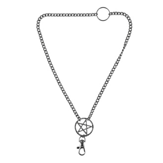 Collar Pentagram, LEATHER & STEEL FASHION