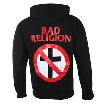 Men's sweatshirt Bad Religion - Logo/Crossbuster - Black - KINGS ROAD, KINGS ROAD, Bad Religion
