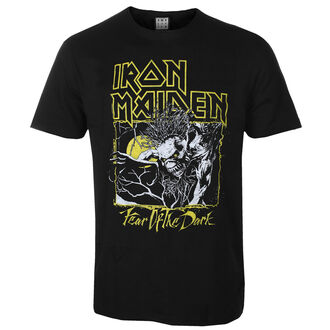 men's t-shirt IRON MAIDEN - FEAR OF THE DARK YELLOW - AMPLIFIED, AMPLIFIED, Iron Maiden