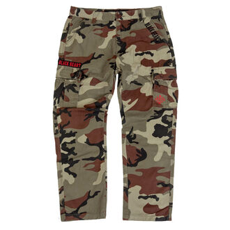 men's trousers BLACK HEART - REGENT CARGO CAMO - Green Camo - 21119