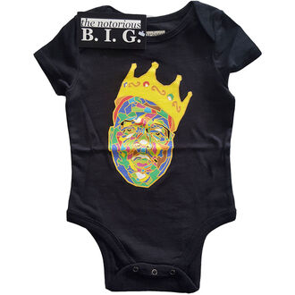 baby bodysuit Notorious B.I.G. - Crown - Black - ROCK OFF - BIGBG04TB