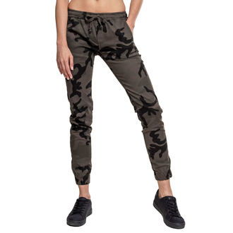 Women's trousers URBAN CLASSICS - Camo Jogging - TB1998_dark camo