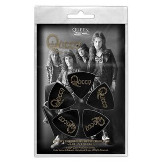 QUEEN plectrums - LOGO - RAZAMATAZ, RAZAMATAZ, Queen