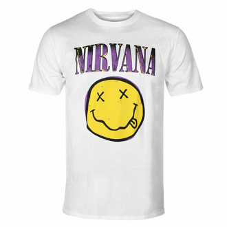 Men's t-shirt Nirvana - Xerox Happy Face Pink - ROCK OFF - NIRVTS15MW