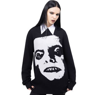 unisex sweater KILLSTAR x THE EXORCIST - Somewhere Between Science And Superstition - Black - KSRA012747
