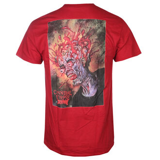 men's t-shirt Cannibal Corpse - Heavyweight - Cardinal Red - CREATURE, CREATURE, Cannibal Corpse
