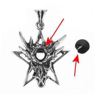 collar ETNOX - Pentagram Dragon - DAMAGED - MY1336