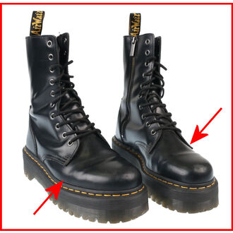 boots DR. MARTENS - 10-eye - Jadon Hi - DAMAGED - MY1427