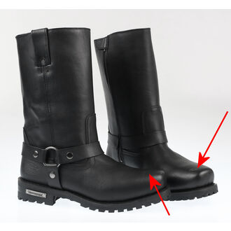 men's shoes UNIK - Premium Leather - Black - DAMAGED - MY1452