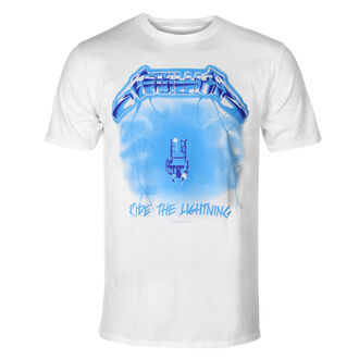 T-shirt men's METALLICA - RIDE THE LIGHTNING - WHITE - PLASTIC HEAD, PLASTIC HEAD, Metallica