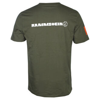 men's t-shirt RAMMSTEIN - Logo - Army Green, RAMMSTEIN, Rammstein