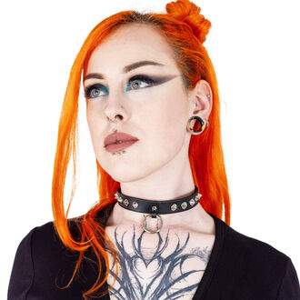 POIZEN INDUSTRIES collar - SYBIL - BLACK, POIZEN INDUSTRIES